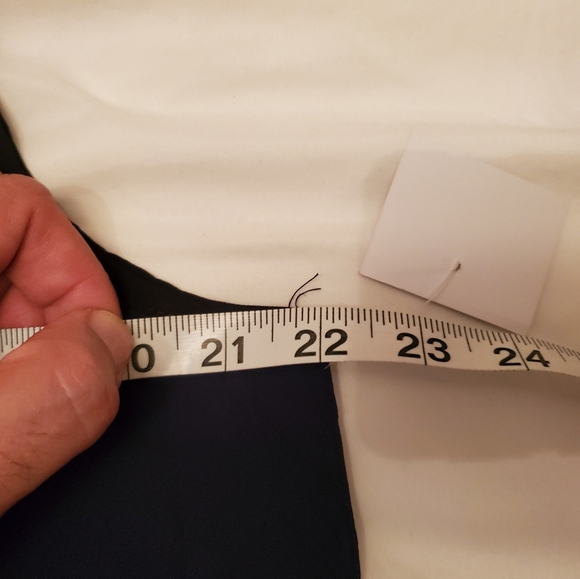 👗2/$30👗NWT Today's Designer Brand Sleeveless Navy Blue/Black Slip-on Blouse XL - Picture 6 of 9